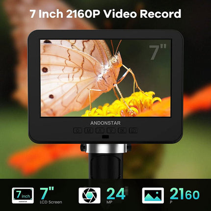 Andonstar AD246S - M 7" 3 - Lens HDMI Digital Microscope - Elektor
