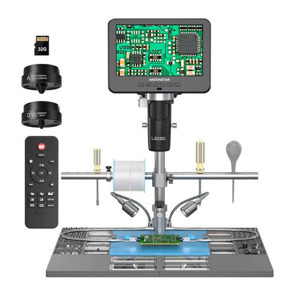 Andonstar AD246SM - Plus 7" 3 - Lens HDMI Digital Microscope - Elektor