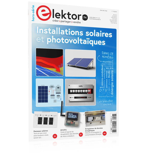 Édition spéciale : Installations solaires et photovoltaïques (Livraison gratuite) - Elektor