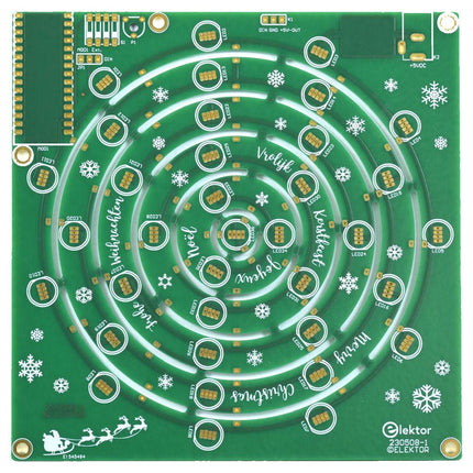 Elektor Circular Christmas Tree Kit - Elektor