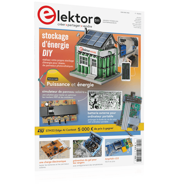 Elektor Janvier/Février 2025 (Livraison gratuite) - Elektor