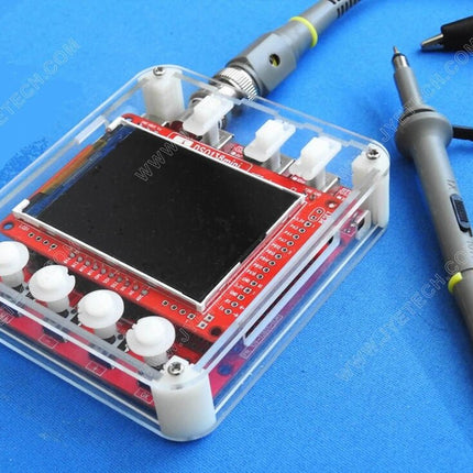 JYE Tech DSO138mini Oscilloscope DIY Kit incl. BNC Probe & Enclosure - Elektor